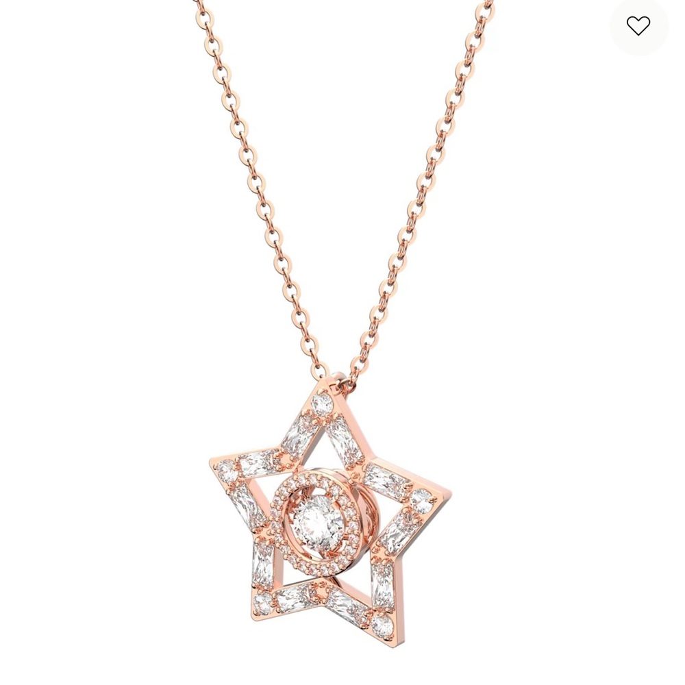 SWAROVSKI | NWT Rose Gold Stella Pendant and Chain
